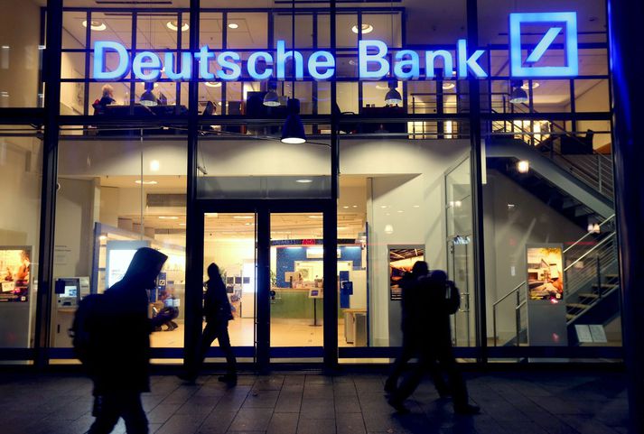 Viðsnúningur var í rekstri Deutsche Bank milli ára.