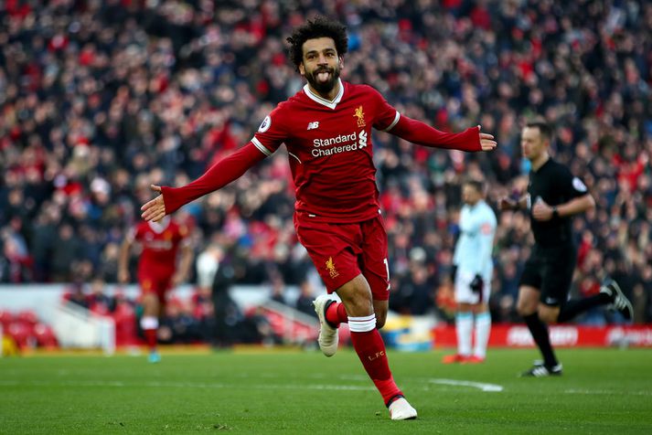 Salah er kominn með 33 mörk fyrir Liverpool á tímabilinu.