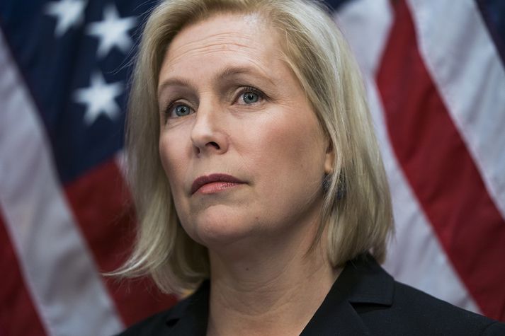 Gillibrand hefur verið einarður andstæðingur Trump forseta og greitt atkvæði gegn stefnumálum hans oftar í þinginu en flestir aðrir demókratar.