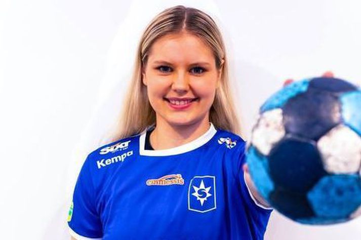 Lena Margrét Valdimarsdóttir verður áfram í bláu en skiptir Safamýrinni út fyrir Garðabæinn.