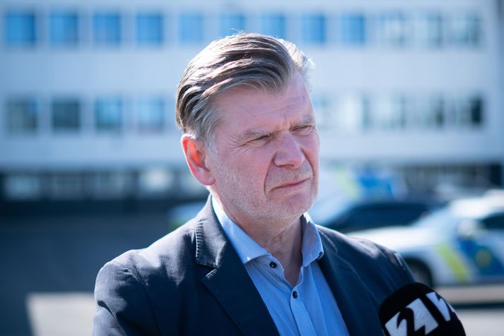 Grímur Gríms­son, yfir­lög­reglu­þjónn hjá mið­lægri rann­sóknar­deild Lög­reglunnar á höfuðborgarsvæðinu.