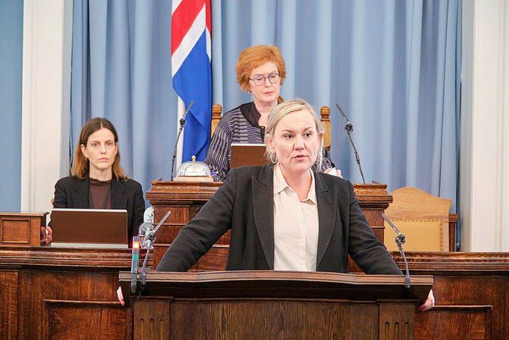 Þorbjörg Sigríður Gunnlaugsdóttir er dómsmálaráðherra.