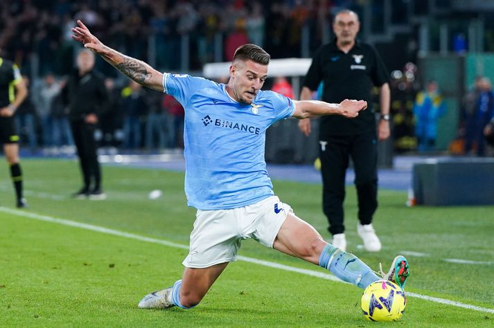 Sergej Milinkovic-Savic hefur leikið með Lazio undanfarin átta ár.