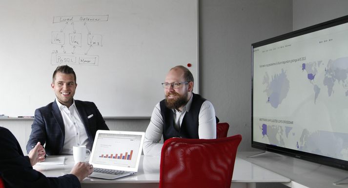 Agnar Sigmarsson og Birgir Hrafn Sigurðsson, tveir af fjórum stofnendum Datasmoothie.