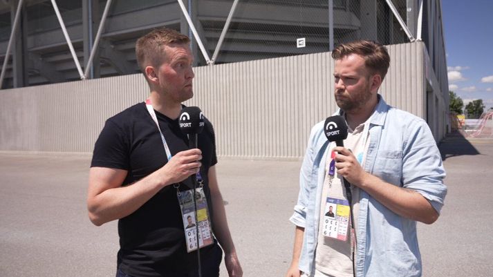 Sindri Sverrisson og Aron Guðmundsson ræddu ummæli landsliðsþjálfarans.