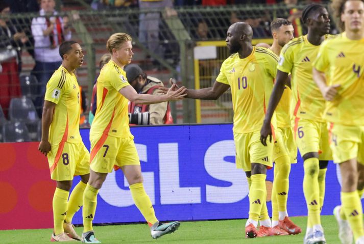 Kevin De Bruyne og Romelu Lukaku skiluðu sínu í sóknarleiknum.