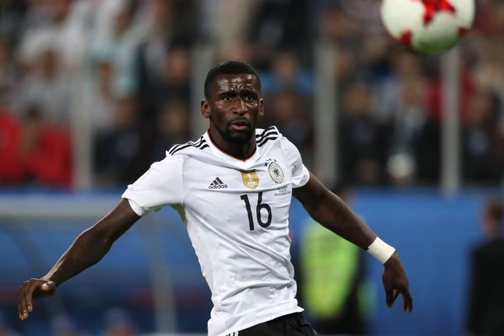 Antonio Rudiger í leik með þýska landsliðinu.
