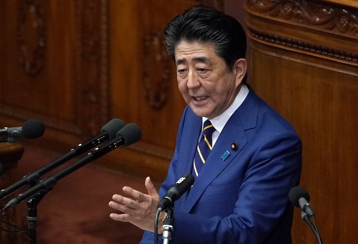 Shinzo Abe, forsætisráðherra Japan.