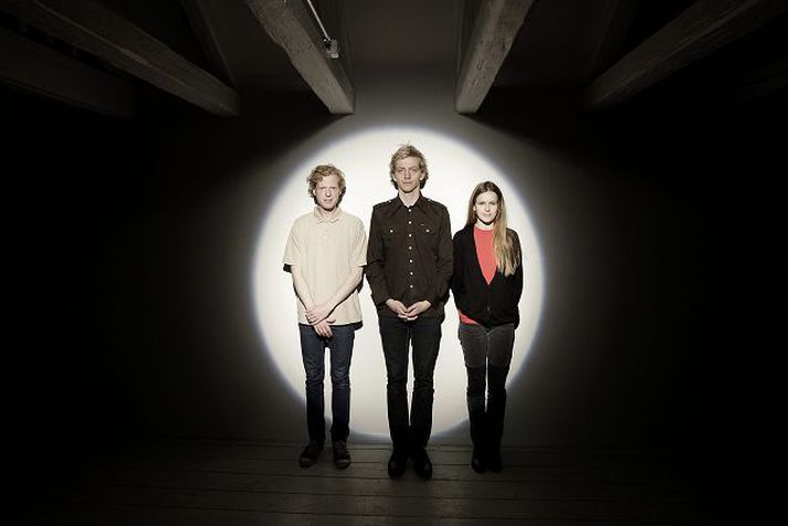 höfundar ókyrrðar Frá vinstri: Ragnar, Friðgeir og Margrét, höfundar Ókyrrðar sem verður frumsýnt á morgun.fréttablaðið/vilhelm