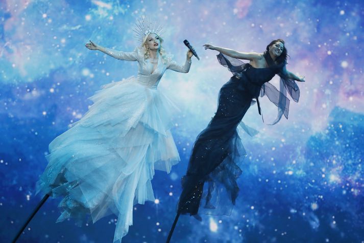 Kate MIller-Heidke flutti framlag Ástralíu í Eurovision í Tel Aviv 2019.