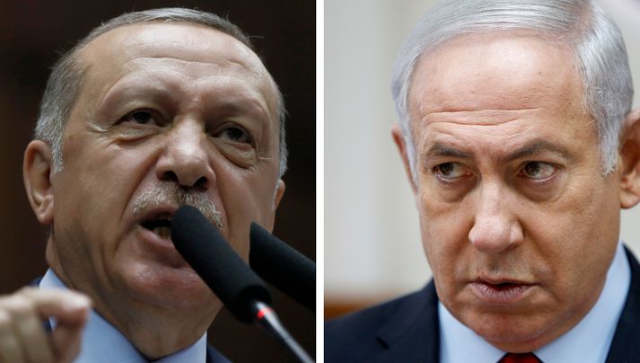 Erdogan og Netanyahu.