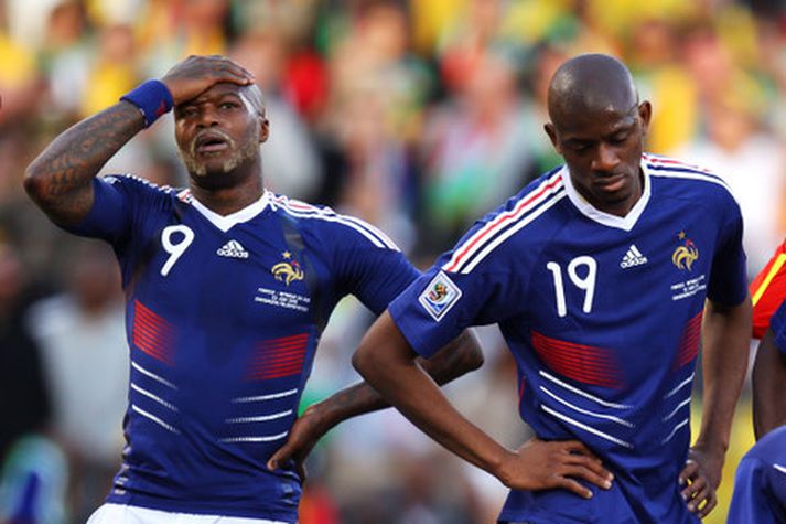 Djibril Cisse og Abou Diaby.