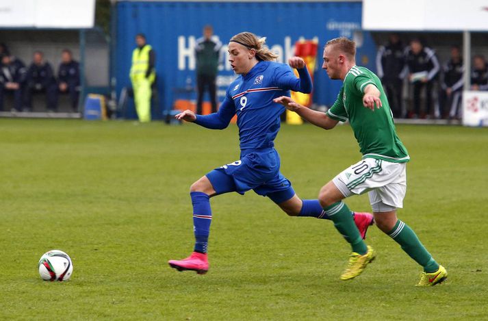 Elías Már er lykilmaður í U-21 árs landsliðinu.