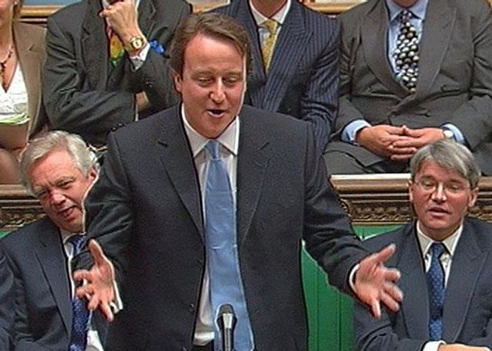 David Cameron, formaður Íhaldsflokksins.