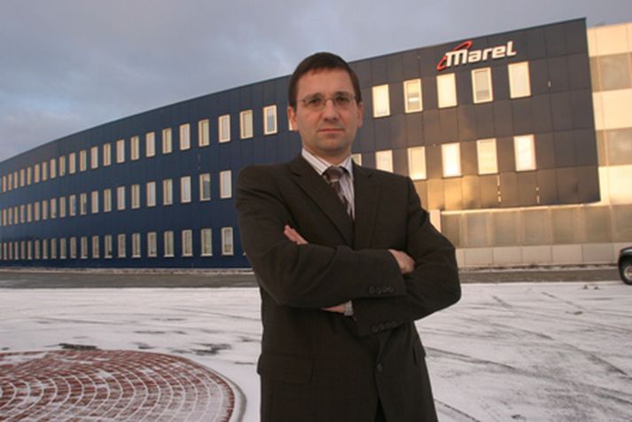 Hörður Arnarsson lætur af störfum sem forsjtóri Marel eftir tíu ára starf.