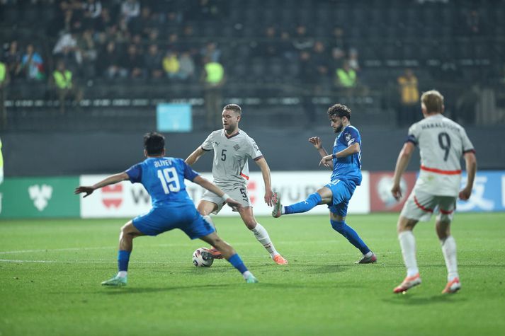 Sverrir Ingi Ingason var sáttur að ná loksins inn marki.