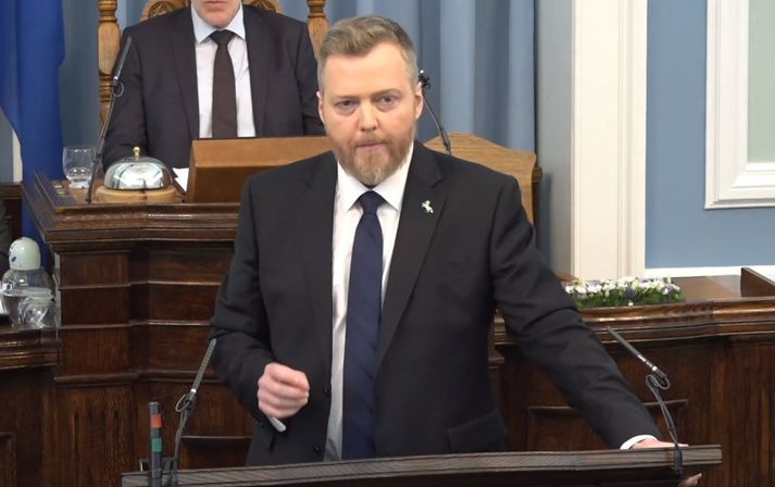 Sigmundur Davíð Gunnlaugsson, formaður Miðflokksins.