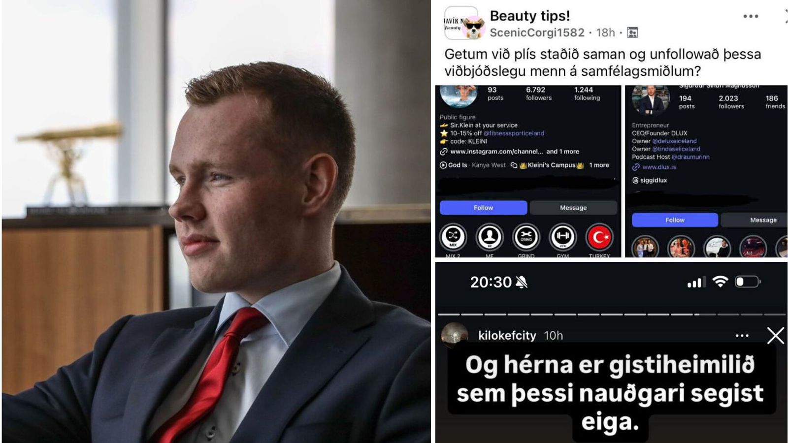 „Dreginn inn í um­ræðu þar sem engar stað­reyndir eða neitt liggja fyrir“