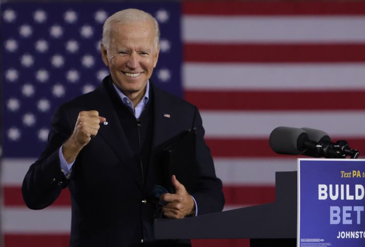 Joe Biden tekur við embætti forseta Bandaríkjanna þann 20. janúar næstkomandi.