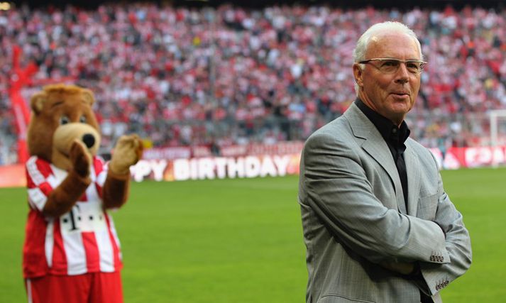 Beckenbauer á góðri stundu.