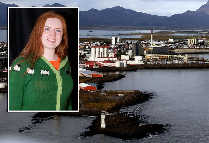 Hafdís var útnefnd rauðhærðasti Íslendingurinn á Írskum dögum á Akranesi um helgina.