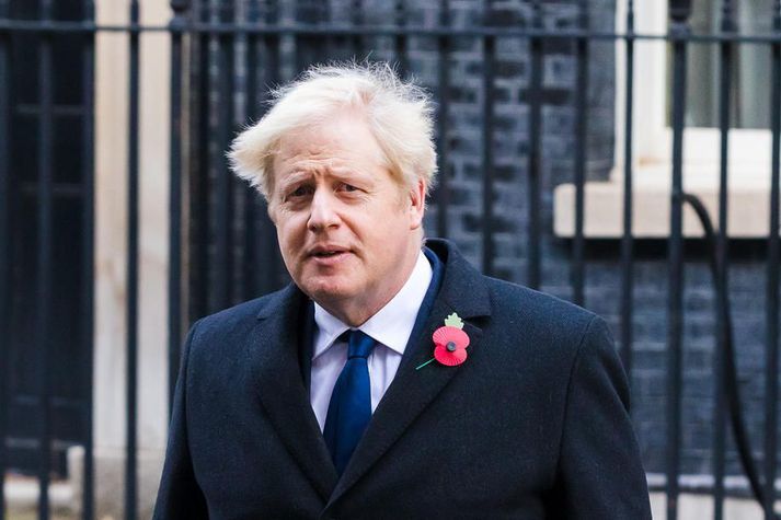 Boris Johnson, forsætisráðherra Bretlands, er ötull talsmaður útgöngu Breta úr Evrópusambandinu. Þrjár vikur eru í formlega útgöngu.