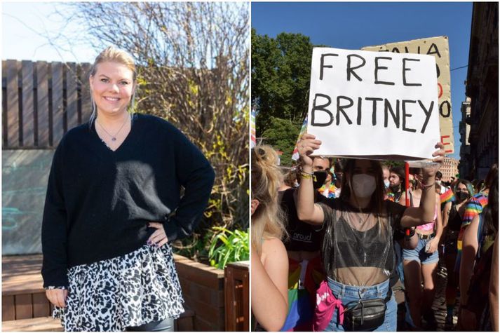 Elva Björk hræðist að þrátt fyrir vitnisburðinn og #FreeBritney herferðir og mótmæli, verði söngkonan áfram föst í sömu aðstæðum.