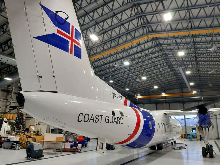 TF-SIF var við það að fara á loft þegar samband náðist við flugmanninn.