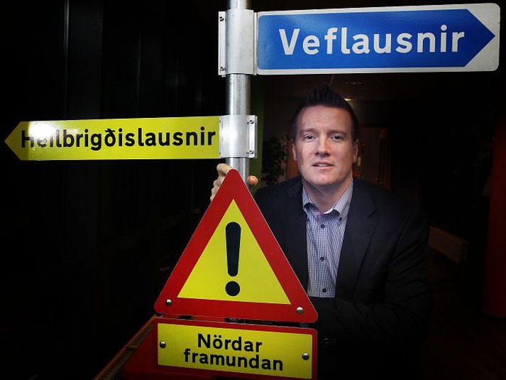 Brynjar Kristjánsson, verkefnastjóri hjá TM Sofware, segir WebMaster-vefumsjónarkerfið mjög fjölhæfa og sveigjanlega lausn og að fjölmörg fyrirtæki hafi sett upp heimasíður sínar í kerfinu.Mynd/Gva