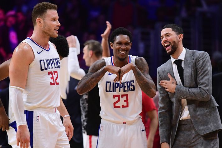 Leikmenn Los Angeles Clippers stráðu salt í sárin.