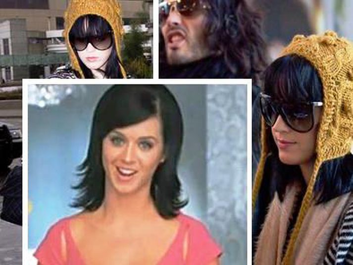 Katy Perry og Russell Brand.