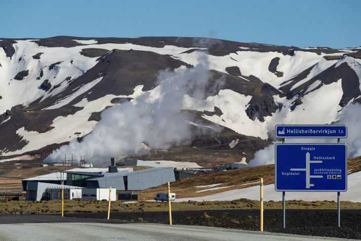 Skjálftarnir áttu upptök sín við Húsmúla, þar sem jarðhitavatni úr Hellisheiðarvirkjun er dælt aftur í jörðu.