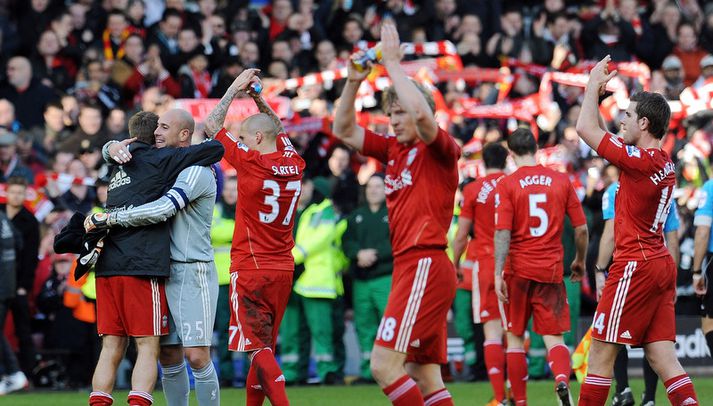 Liverpool-menn geta verið sáttir með dráttinn.