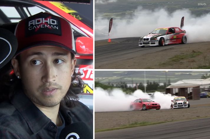 Hrafnkell Rúnarsson er tvöfaldur Íslandsmeistari í drifti og á leið á heimsmeistaramót í íþróttinni.