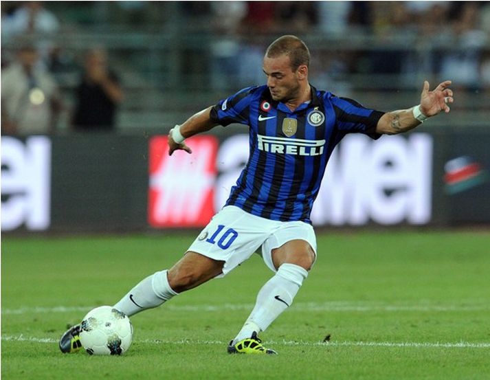 Sneijder í leik með Inter.