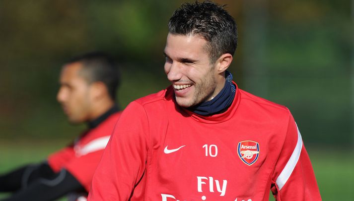 Robin van Persie skoraði 7 mörk í októbermánuði.