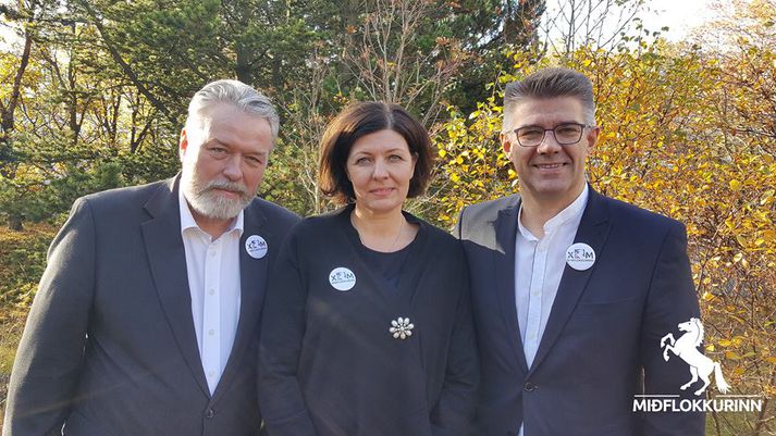 Þorsteinn, Guðfinna og Gunnar Bragi.