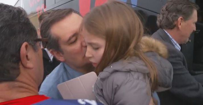 Ted Cruz vann óvæntan sigur í nótt.