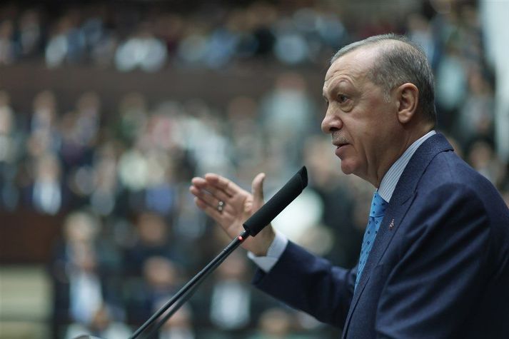 Recep Tayyip Erdogan Tyrklandsforseti hefur verið harður í afstöðu sinni vegna NATO-aðildar Svía. Þing- og forsetakosningar fara fram í Tyrklandi í maí næstkomandi.