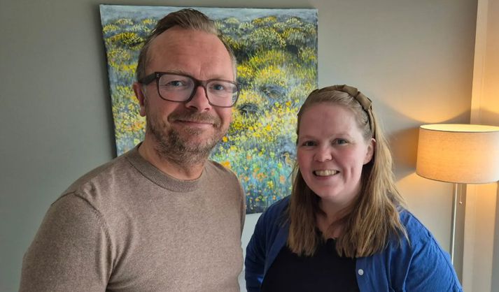 Helgi Þór og Daðey eru skólasálfræðingar og taka á móti börnum og fullorðnum. Hurð þeirra er ávalt opin. 