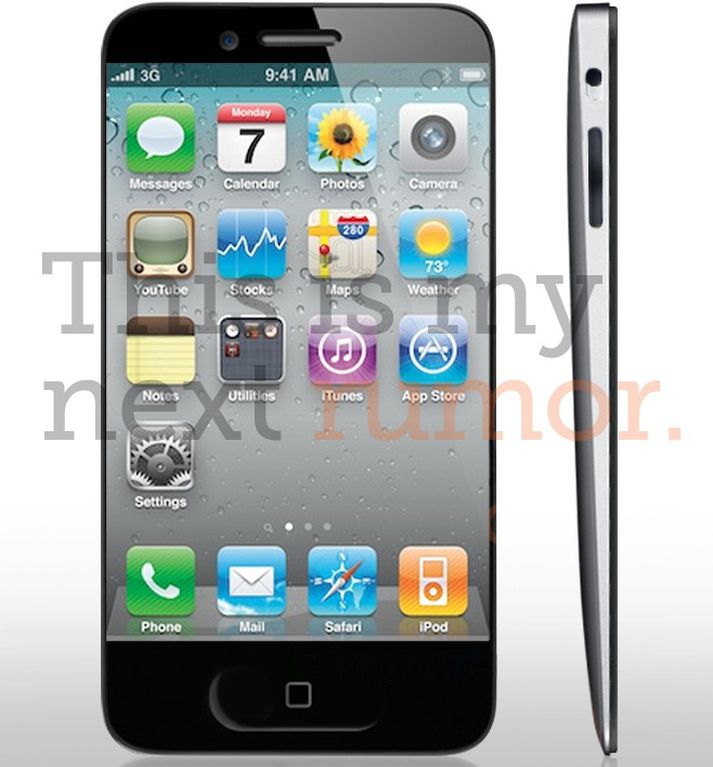 Lítur nýi Iphone-síminn svona út? Það mun eflaust koma í ljós í haust.