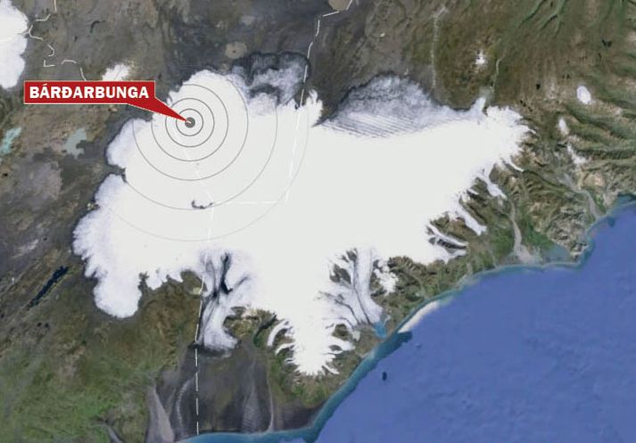 Bardarbunga in the northwest part of Vatnajokull glacier.