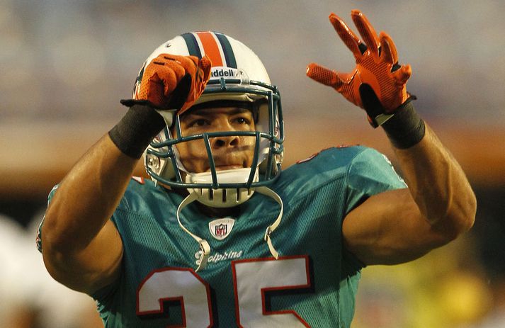 Jimmy Wilson í búningi Miami Dolphins.
