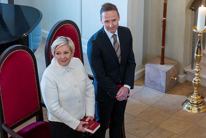 Frá setningu Alþingis í febrúar.
