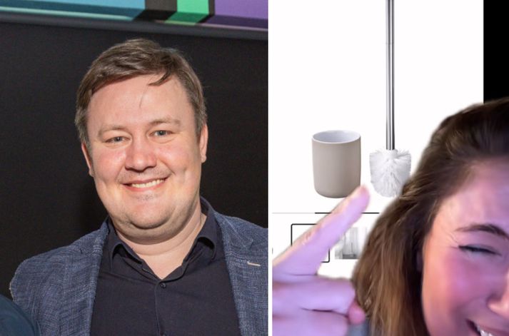 Þórdís Björk gerði stólpagrín að Birni bróður sínum á TikTok og hefur myndbandið af kaffimáli hans vakið gríðarlega athygli.