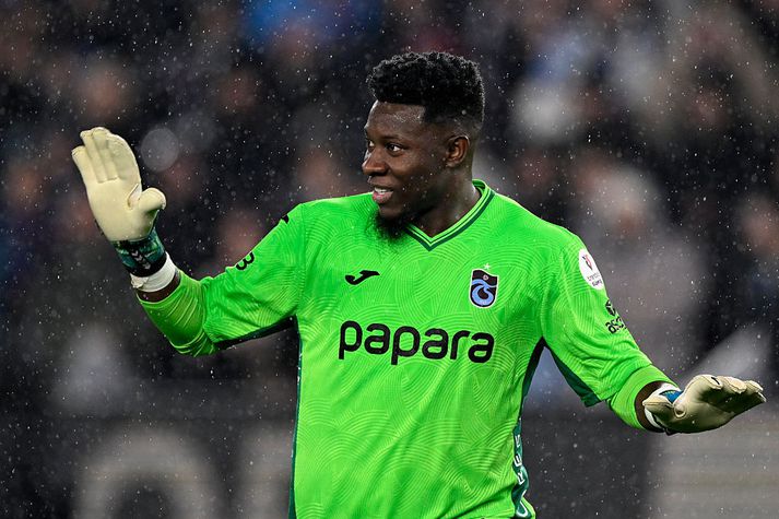 Orðstír Andre Onana beið hnekki, svo vægt sé til orða tekið, á tíma hans hjá Manchester United. Hann er nú að láni hjá Trabzonspor í Tyrklandi.