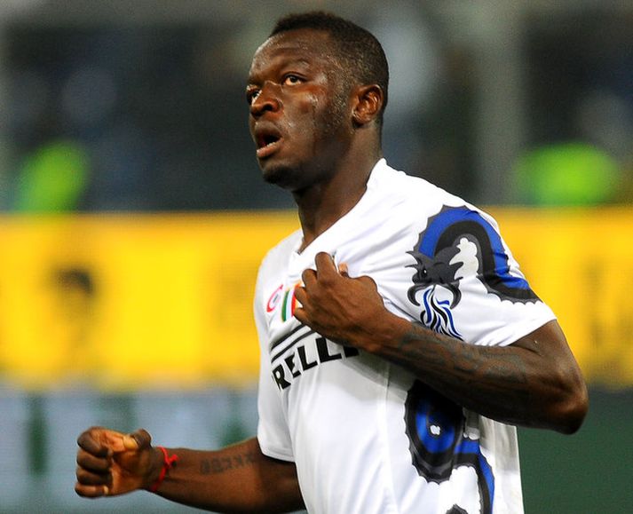 Sulley Muntari í leik með Inter.