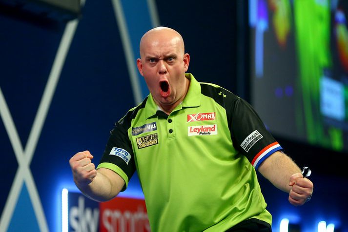 Michael van Gerwen elskar að vinna og hefur líka unnið marga sigra á ferli sínum í pílunni.