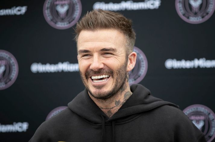 Beckham kom heilu fótboltaliði á koppinn og það spilaði sinn fyrsta leik í nótt.