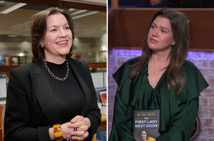 Eliza Reid ræddi við Kelly Clarkson um sjálfsævisögu sína sem kom nýverið út í Bandaríkjunum.